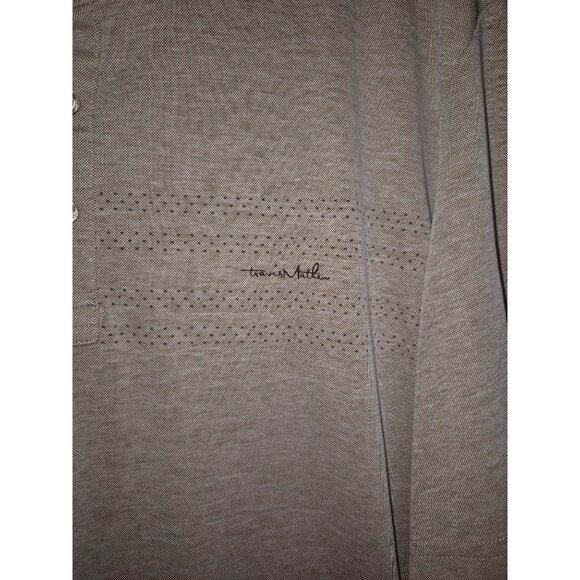 Travis Mathew XX-Large Beige Polo Shirt Cotton/Polyester Short Sleeve Golf Shirt - Picture 4 of 8
